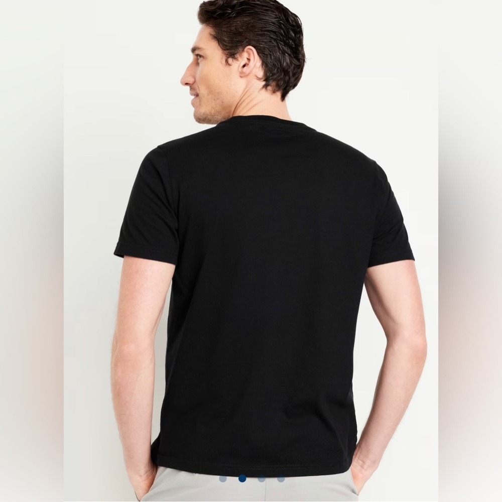🆕 Old Navy Men’s Crew-Neck Short Sleeve T-Shirt Black XLarge XL - Picture 2 of 11